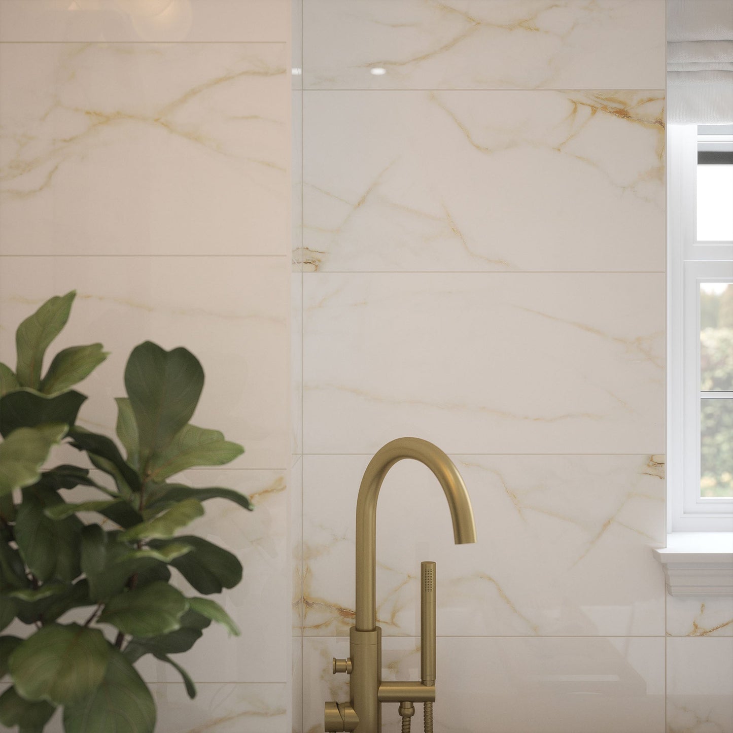 Sterling Gloss - Smooth Ceramic Wall Tile Sample