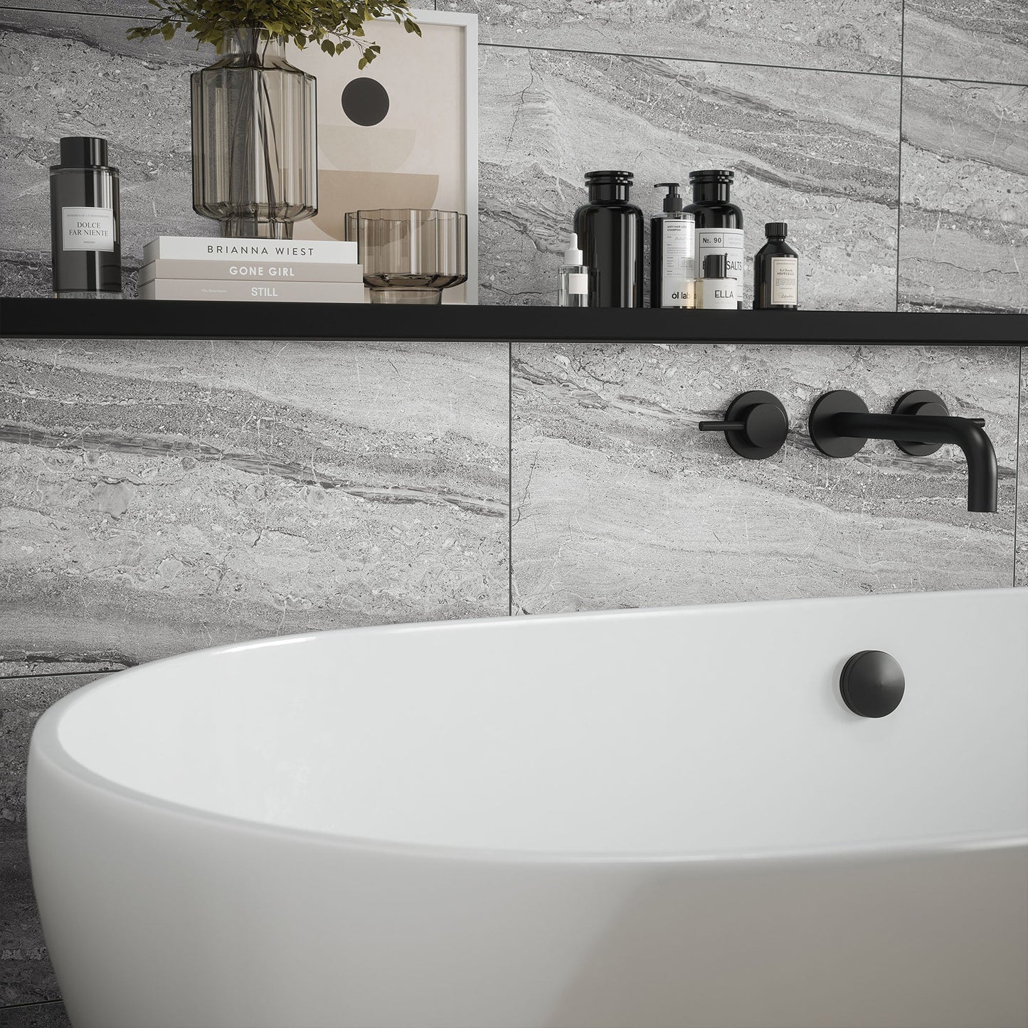 Grey Matt - Arden Smooth Ceramic Wall Tile
