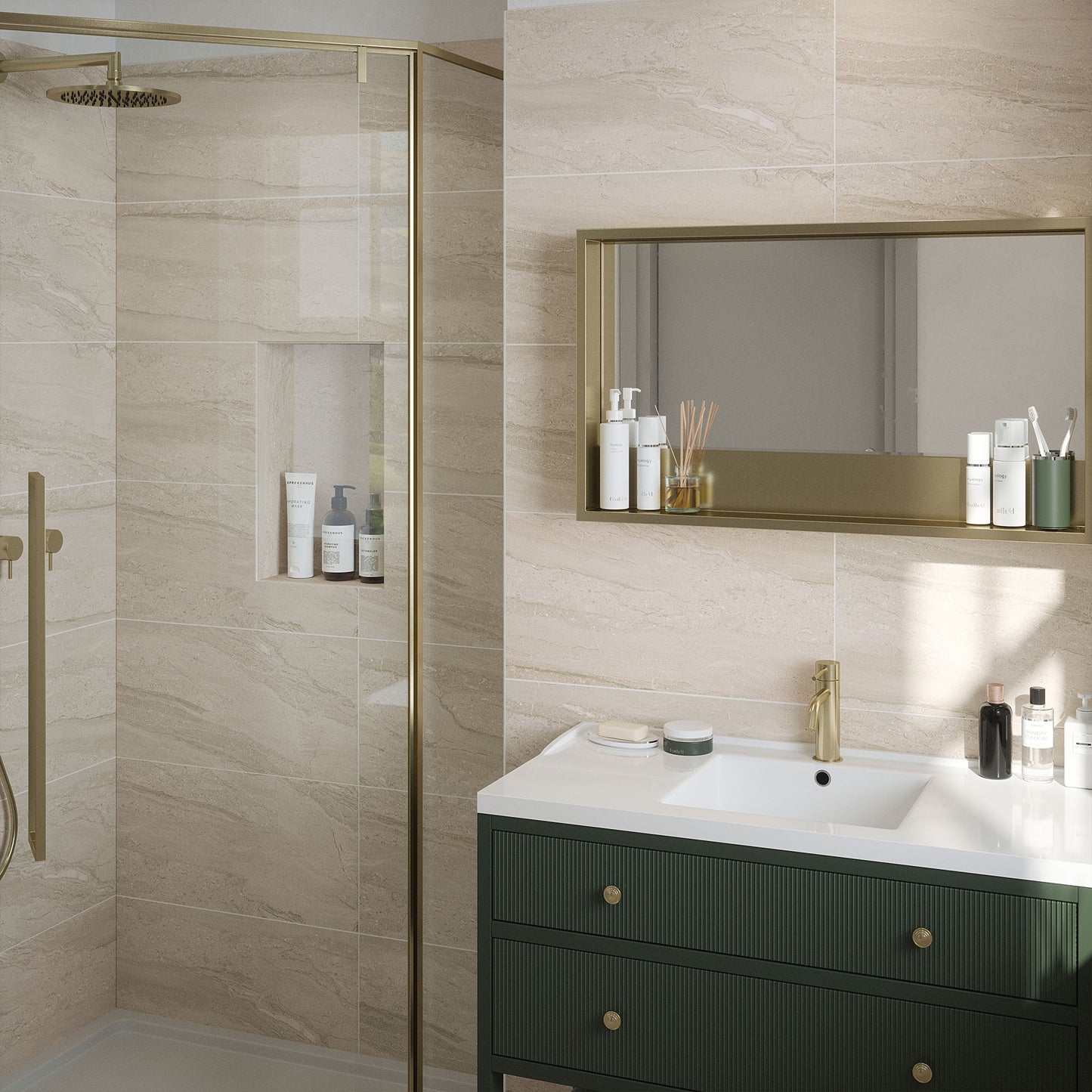 Beige Matt - Arden Smooth Ceramic Wall Tile
