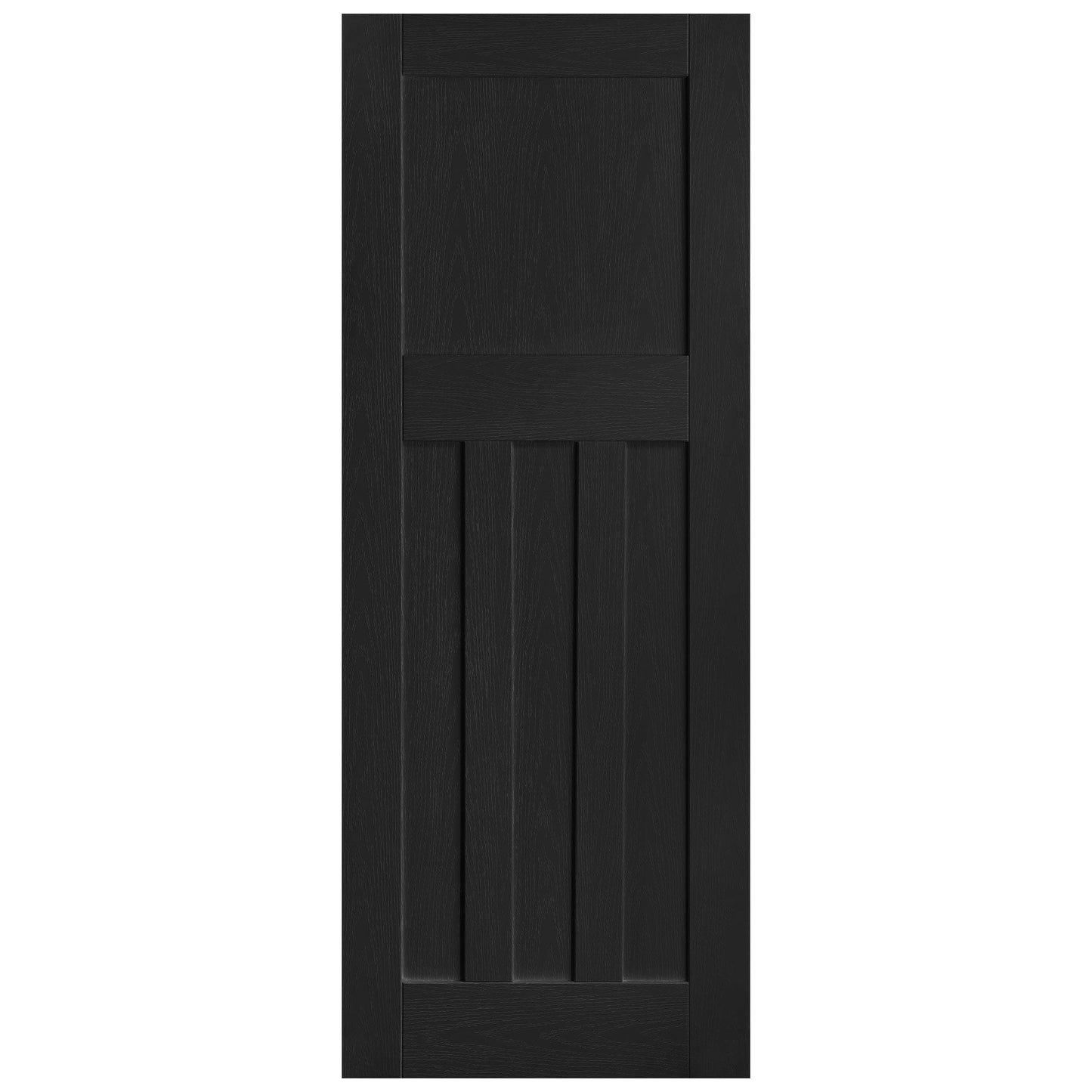B-Grade Black Internal Fully Finished Oak FD30 Fire Door DX Door