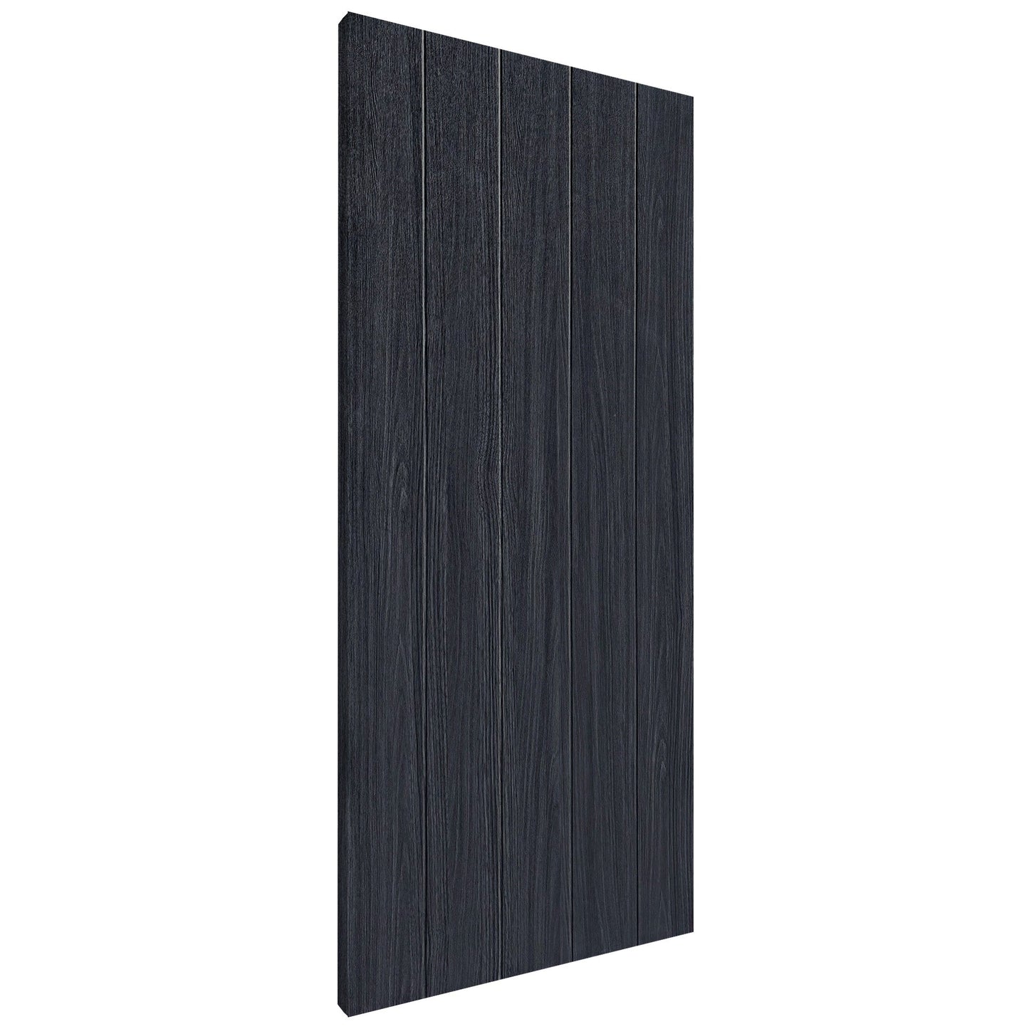 Black Internal Fully Finished Cottage Laminate Door