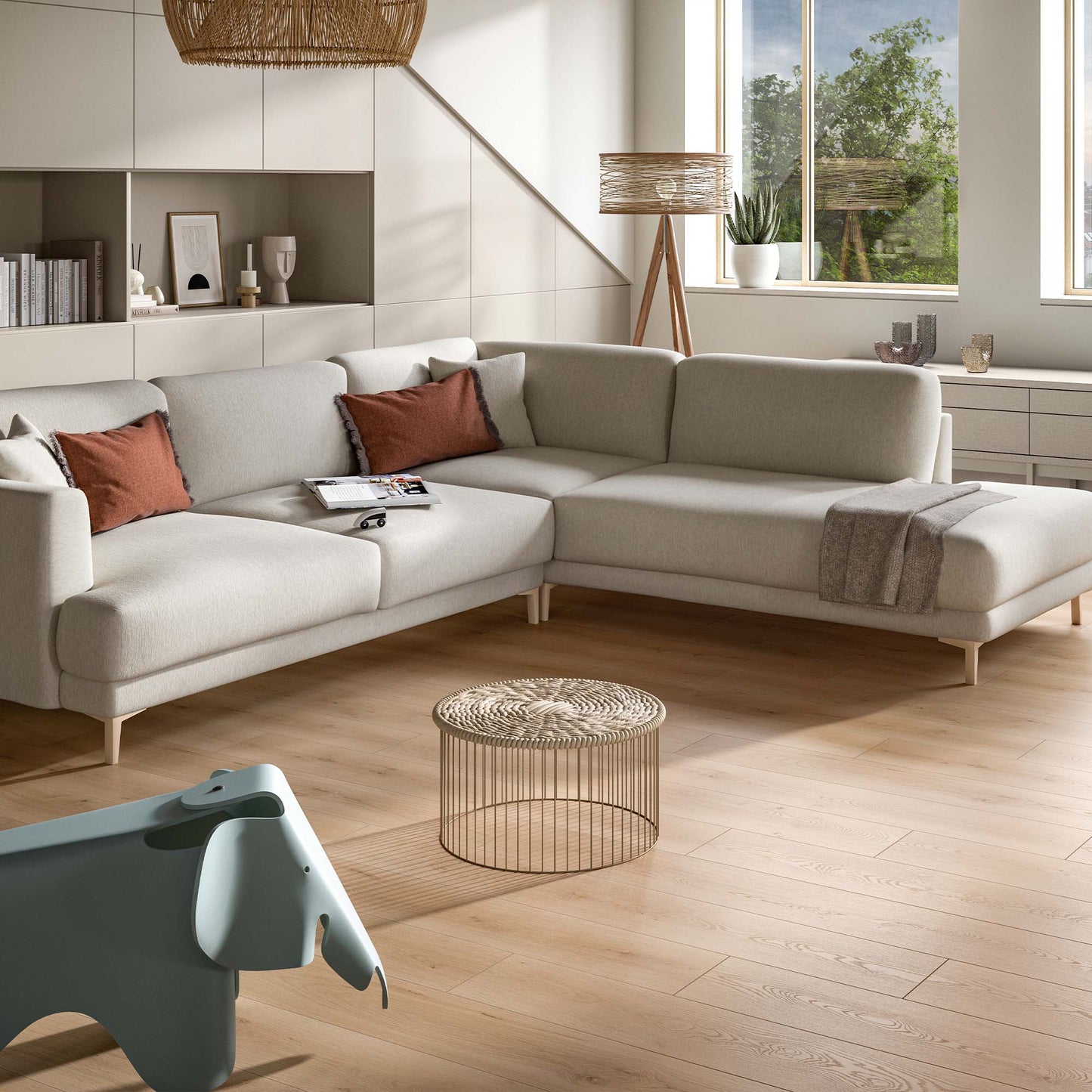 Sand Dune Oak - Wood Essence Aqua Water Resistant 10mm Laminate Sample