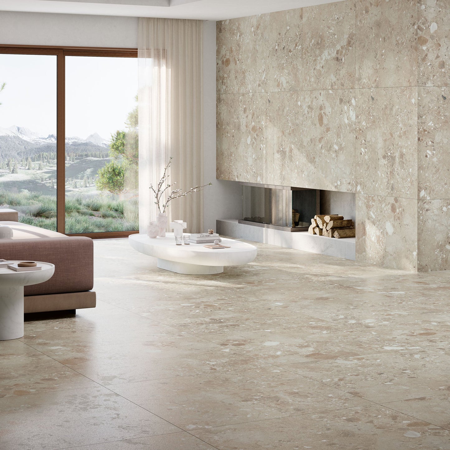 Natural Matt - Terazzia Smooth Porcelain Wall & Floor Tile