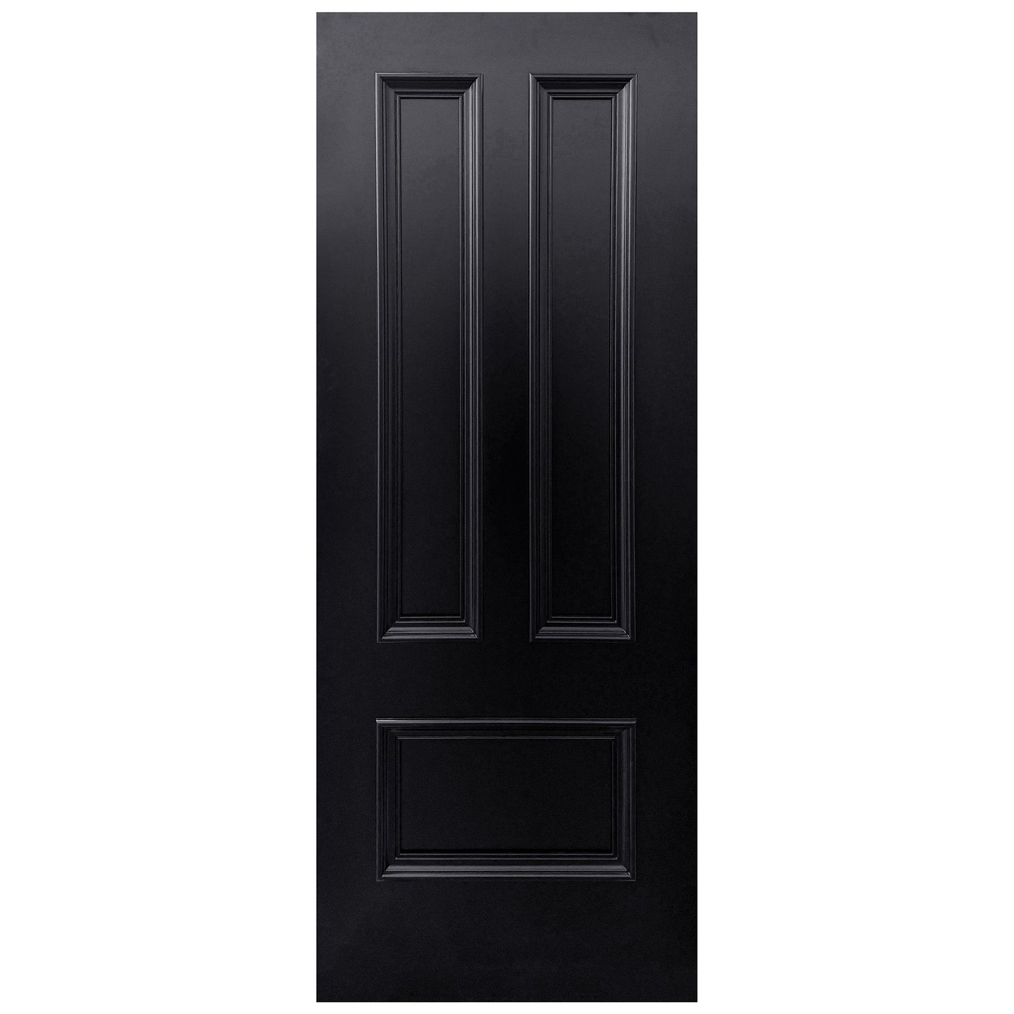 Jet Black Internal Fully Finished Belgravia 3 Panel Door