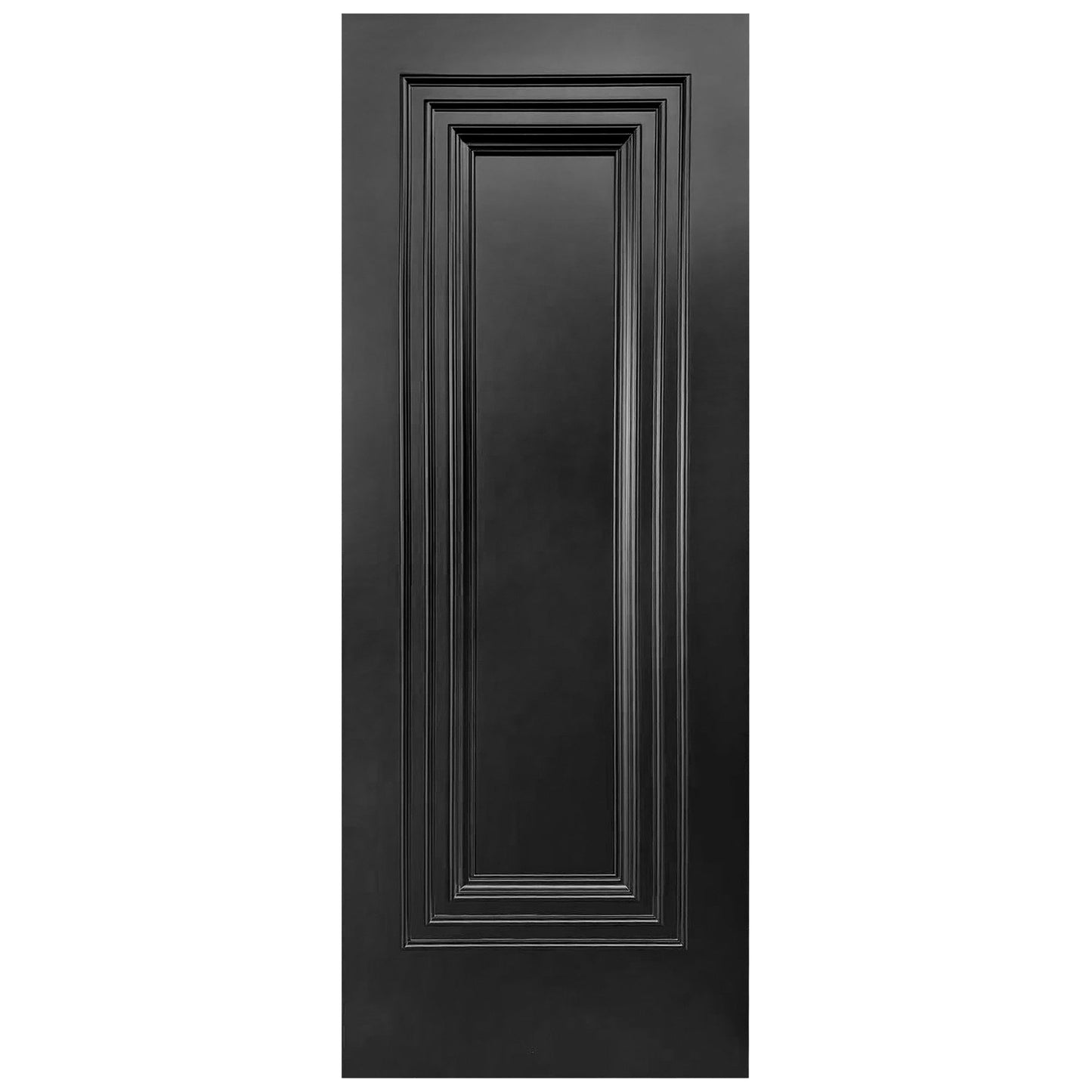 B-Grade Jet Black Internal Fully Finished 1 Panel Trinity Door