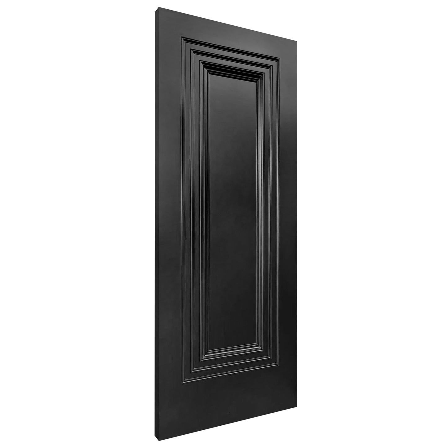 B-Grade Jet Black Internal Fully Finished 1 Panel Trinity Door