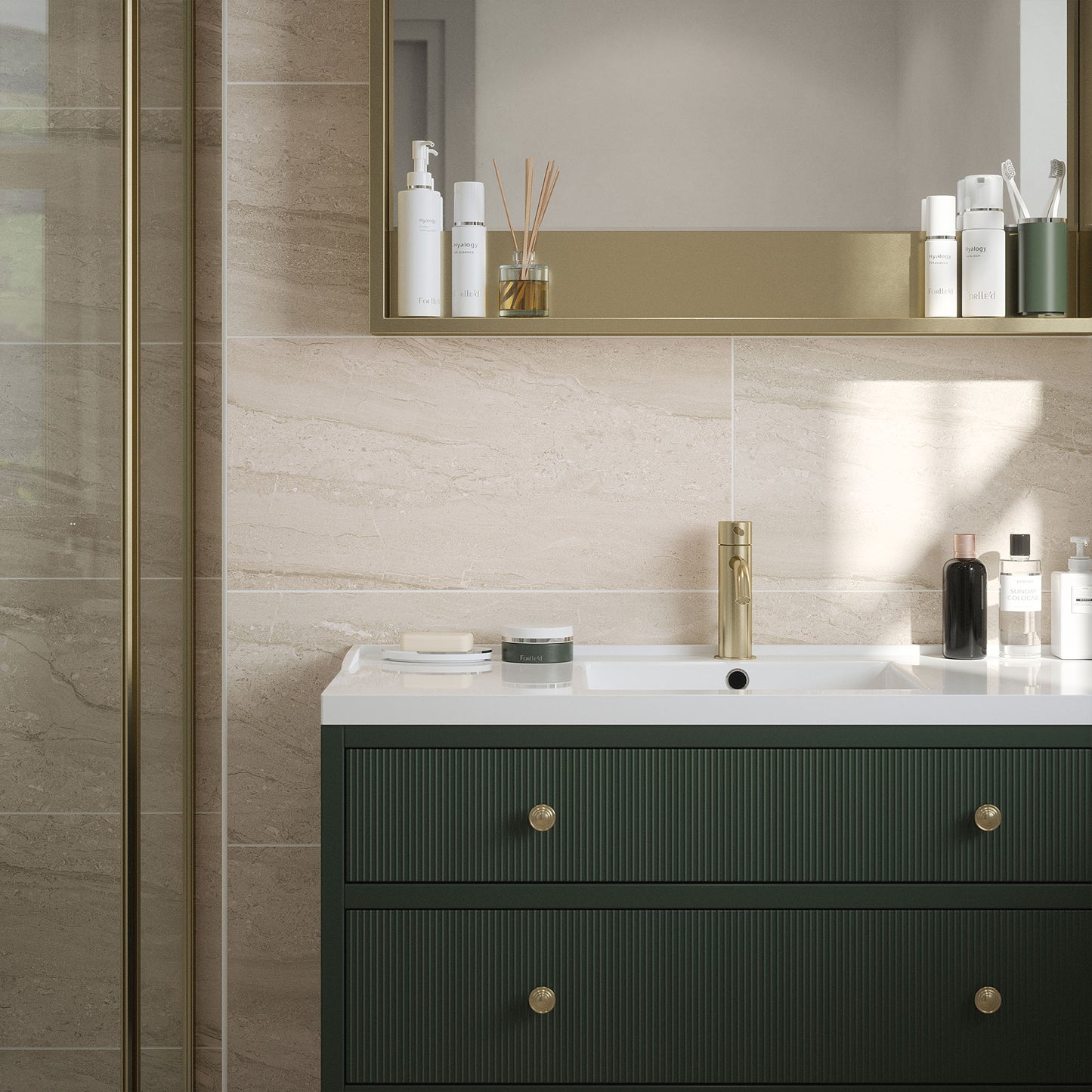 Beige Matt - Arden Smooth Ceramic Wall Tile