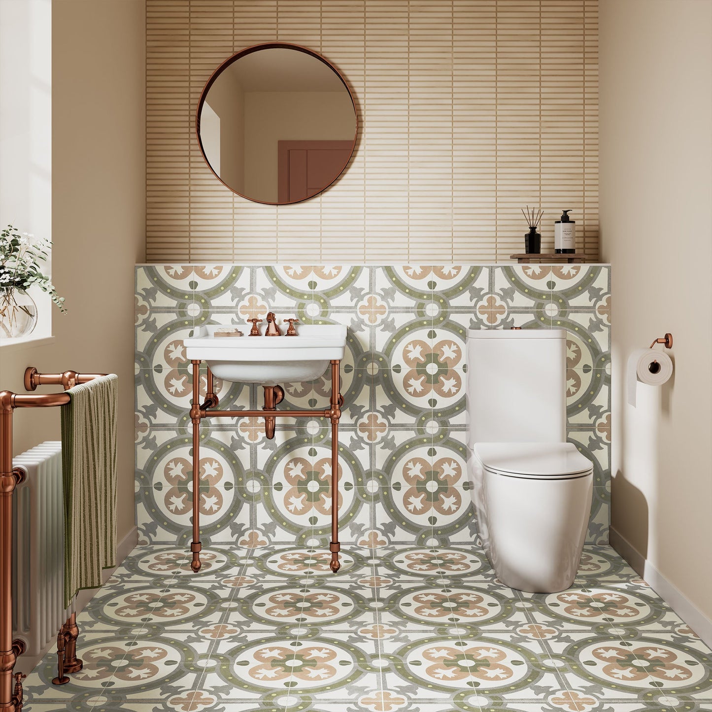 Pearl Gloss - Elara Smooth Linear Ceramic Wall Tile